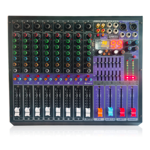 TX-802FX mezclador de audio profesional con equipo de estudio USB bluetooth 8 canales