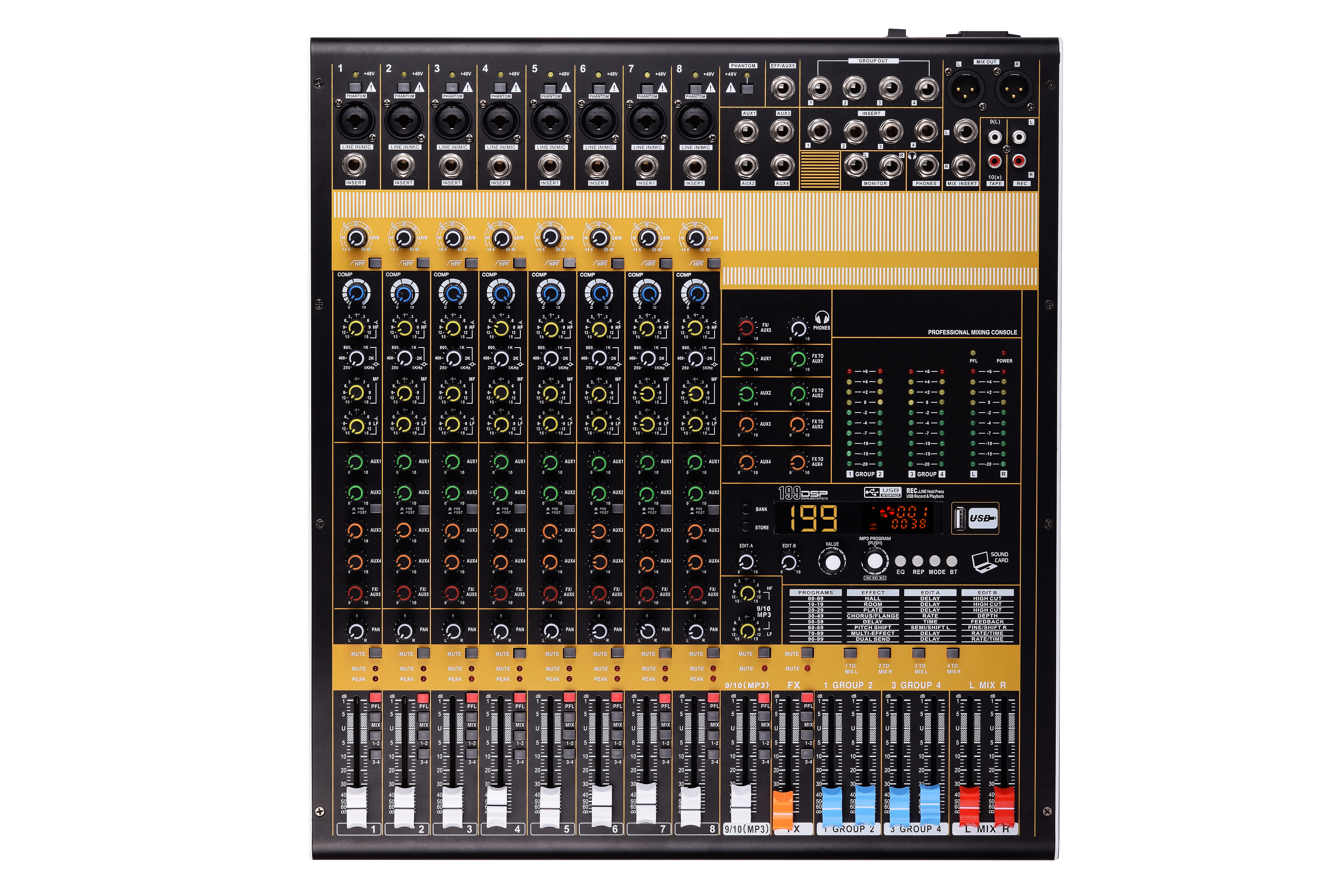 mezclador de audio