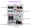 Venta al por mayor Mini DJ Mixer con USB para fuente de alimentación de 5V Audio Mini Mixer Precio