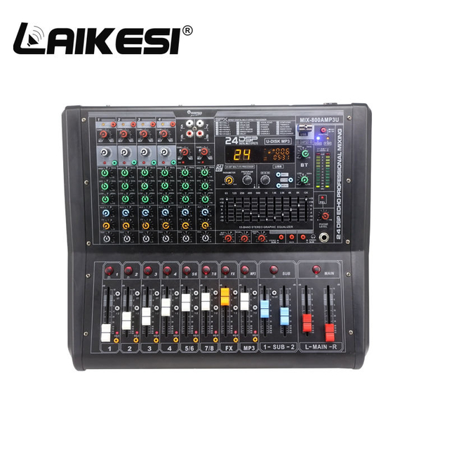 Mezclador de Audio Profesional Consola con Poder