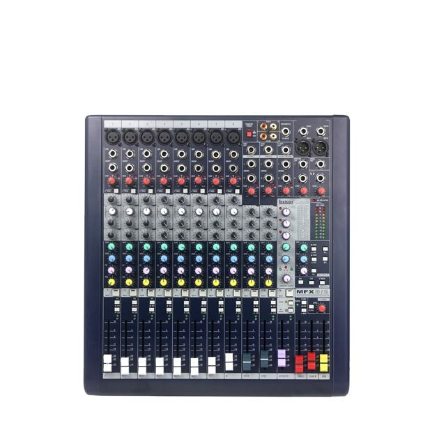 Mezclador de karaoke dsp de mesa de mezcla de sonido profesional con eco para sistema de dj de mezclador de música