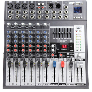 Mesa de mezclas de audio profesional de alta calidad de la serie EM EM8