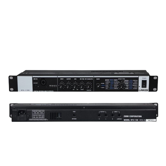 RFX-1100 preamplificador profesional sistema de audio de sonido exterior efecto digital
