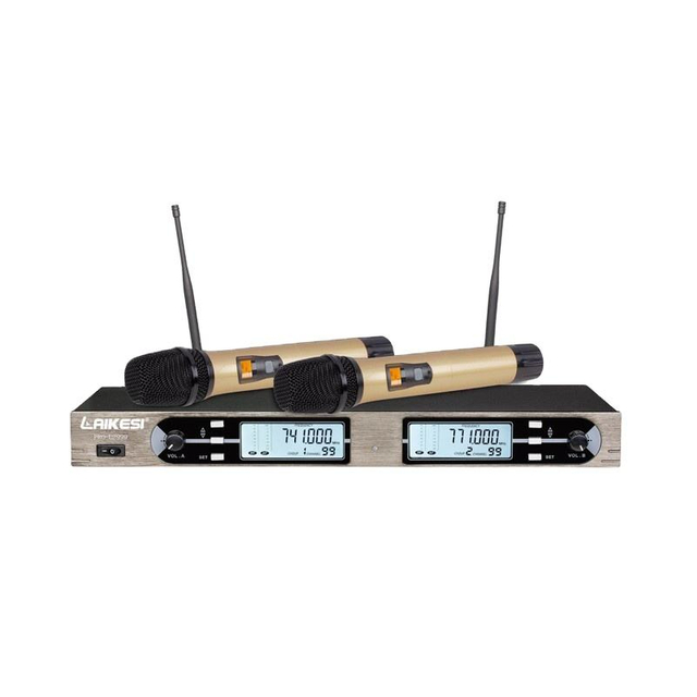 LAIKESI PRO-U299 UHF micrófono de solapa enseñanza micrófono inalámbrico
