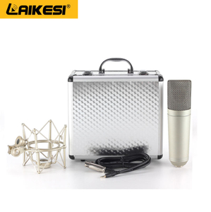 Micrófono de condensador de grabación profesional de sonido perfecto al por mayor para estudio de 48V