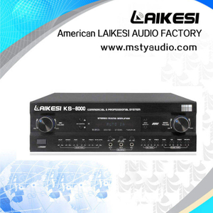 KS-8000 sistema de karaoke ktv profesional/amplificador de karaoke/amplificador KTV