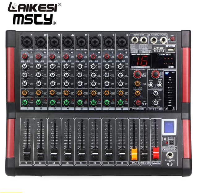 Consola digital mezcladora de audio profesional con 16DSP