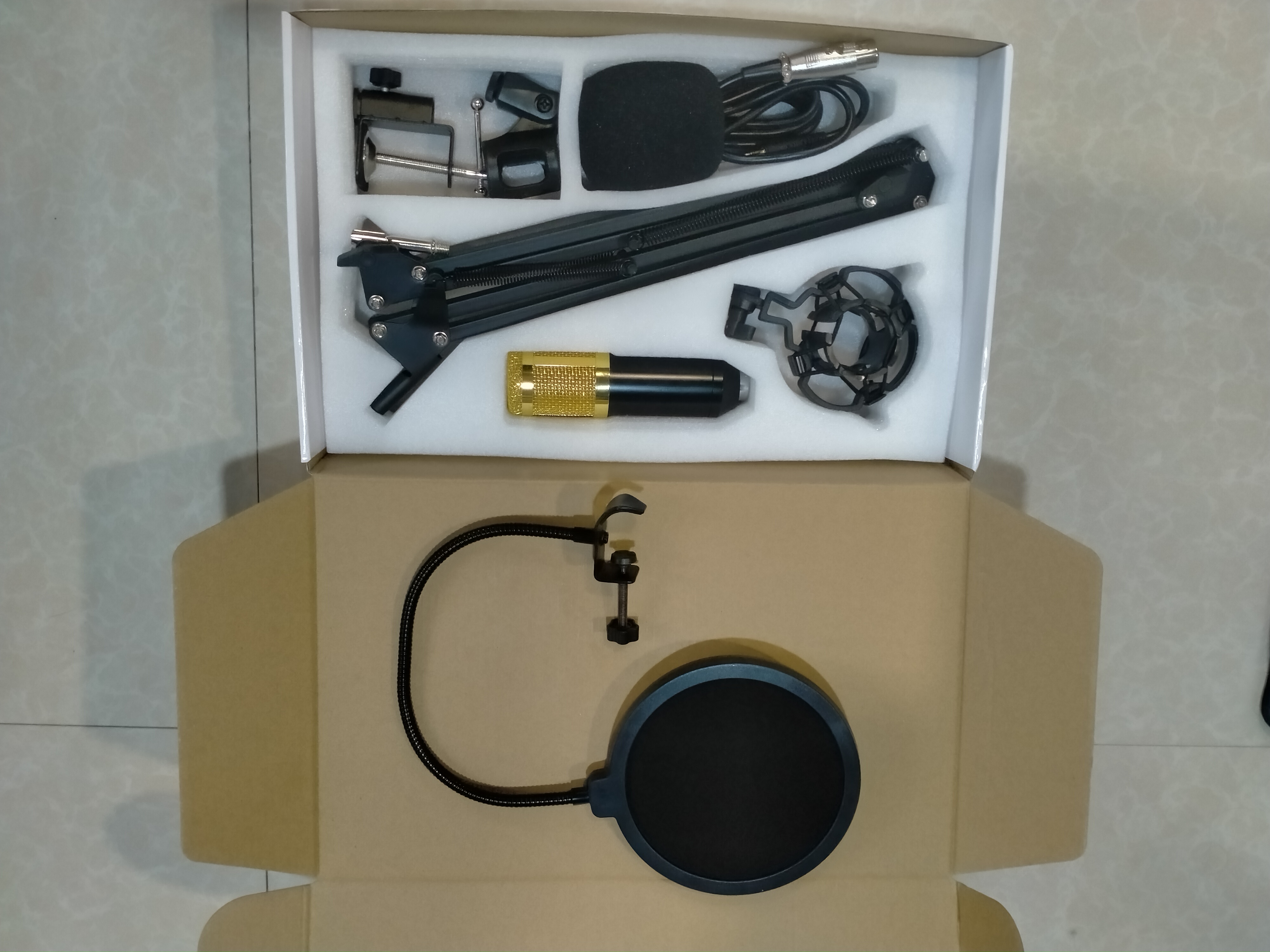 micr&oacute;fono de condensador