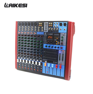 Mezclador de música LAIKESI AUDIO, mezclador de DJ, mezclador de vídeo profesional con 256DSP