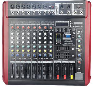 nuevo mezclador de audio DMR800D power 500Wx2 consola de sonido