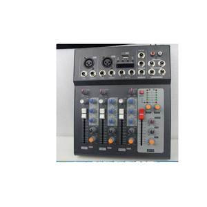 Mini mezclador serie F4 pequeño mezclador de audio pasivo con pantalla
