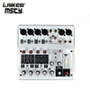 Venta al por mayor Mini DJ Mixer con USB para fuente de alimentación de 5V Audio Mini Mixer Precio