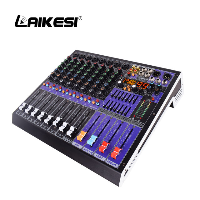 TX802FX consola de mezcla de audio digital profesional 99DSP de 8 canales con USB